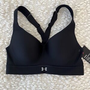 Under Armour black sports bra
